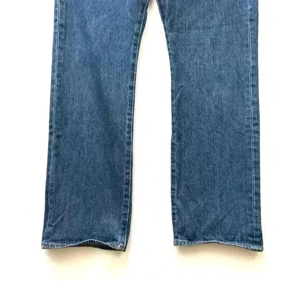 Rare Levis 501 Button Fly X-Large Patch Rugged Solid Red Tag Jean Size 34/30 - Picture 11 of 16